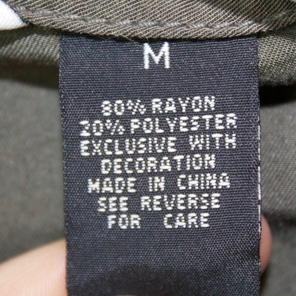 Per Se Zip Up Green Shirt Size M - Picture 5 of 7